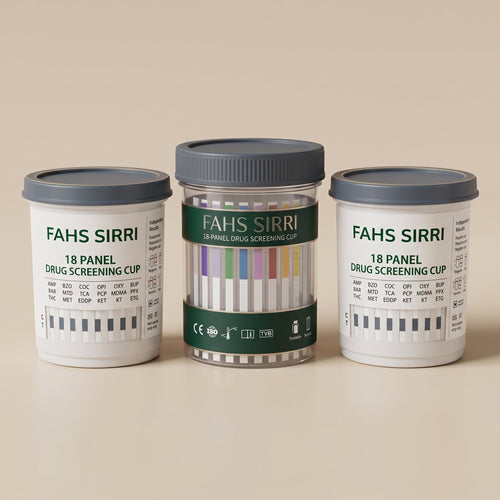 [en] 18-panel urine screening cup
